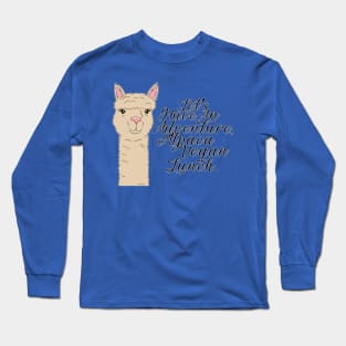 Vegan Alpaca Adventure Long Sleeve T-Shirt